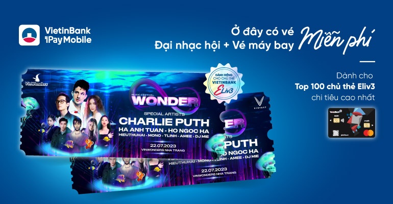 Cơ hội gặp gỡ Charlie Puth tại 8Wonder