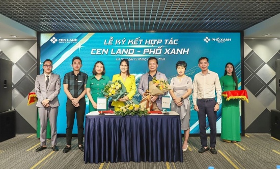 Cen Land hợp tác Phố Xanh mở rộng thị phần bất động sản thổ cư