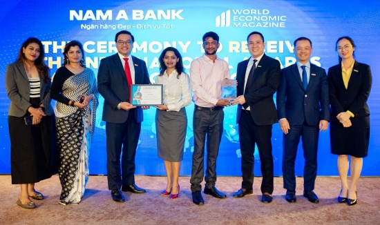 Nam A Bank nhận “cú đúp” giải thưởng quốc tế