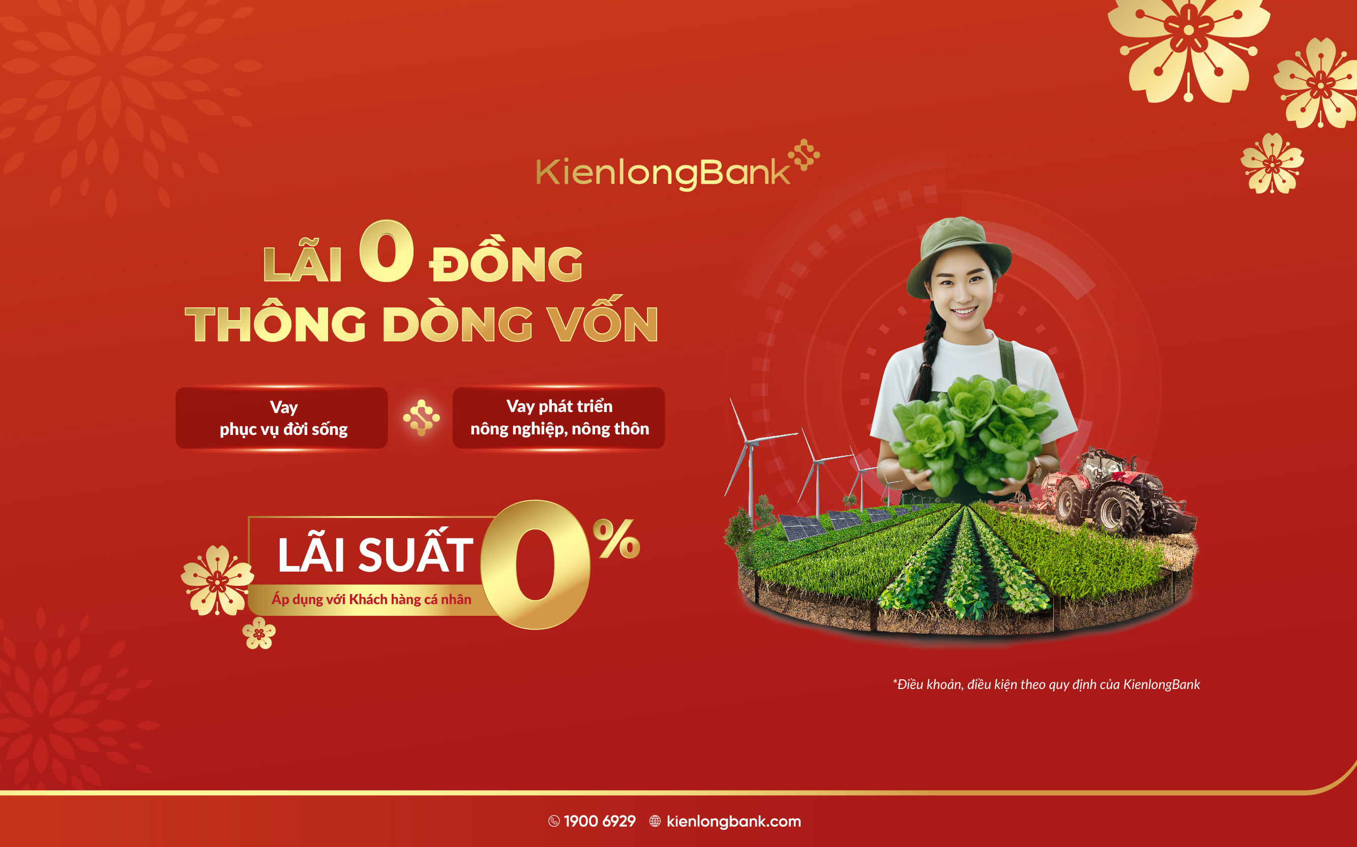 KienlongBank triển khai gói vay 
lãi suất 0%