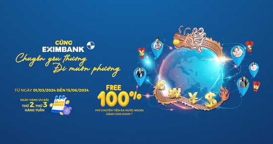 Cùng Eximbank chuyển yêu thương đi muôn phương