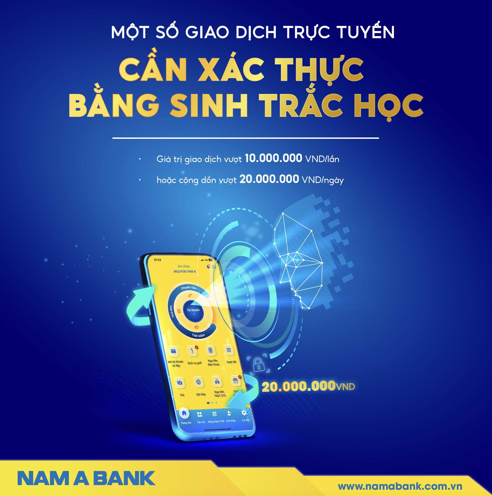 Xác thực sinh trắc học, bước bảo vệ an toàn trong các giao dịch tài chính