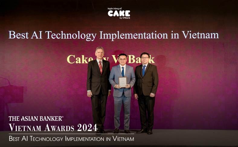 Cake được vinh danh Ngân hàng AI tốt nhất