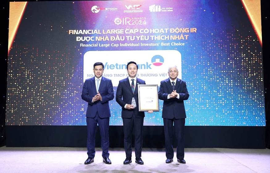 VietinBank (HOSE: CTG) lần thứ hai liên tiếp nhận danh hiệu “Doanh nghiệp niêm yết có hoạt động Quan hệ nhà đầu tư được yêu thích nhất”