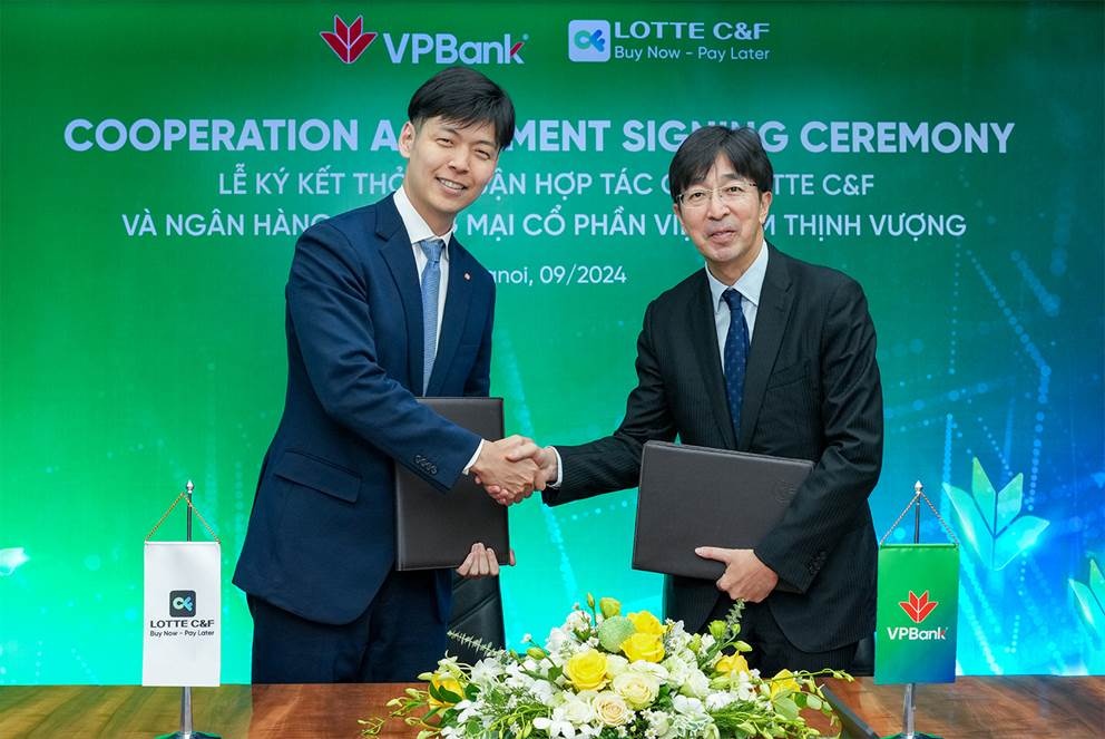 VPBank hợp tác cùng LOTTE C&F cung cấp giải pháp tài chính mua trước trả sau