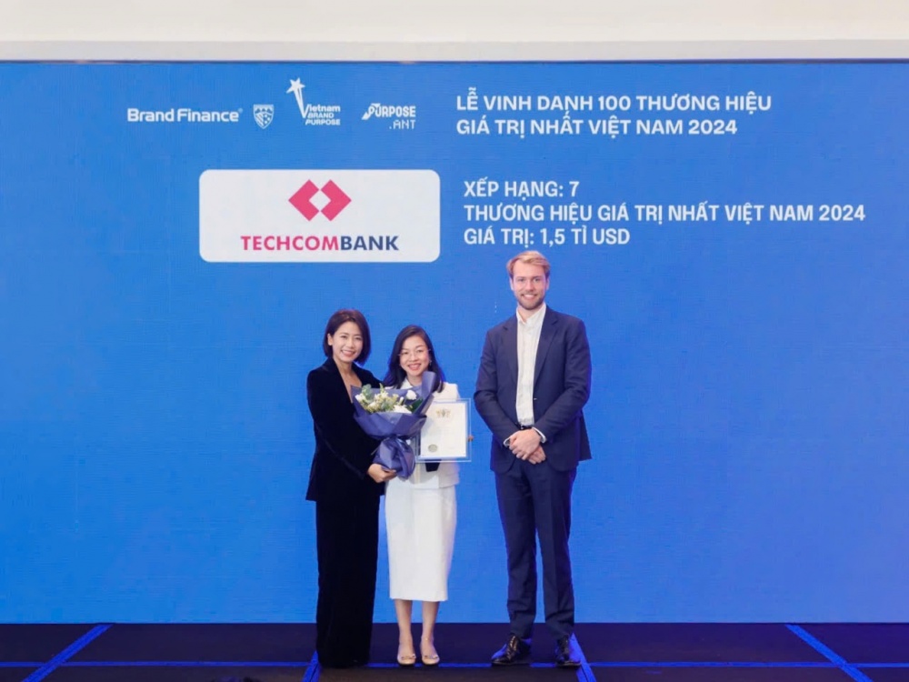 Techcombank: Thương hiệu ngân hàng tư nhân giá trị nhất Việt Nam