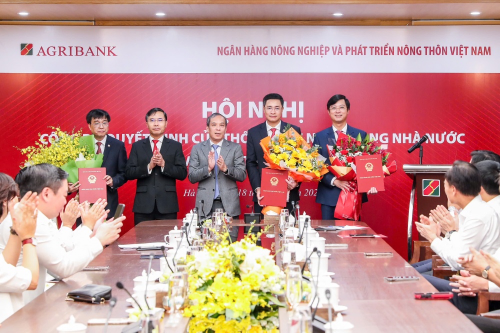 Agribank bổ nhiệm thêm 3 nhân sự cấp cao