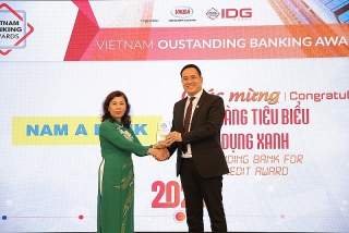 Nam A Bank tiếp tục nhận giải thưởng “ngân hàng tiêu biểu về tín dụng xanh” năm 2020