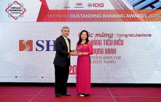 SHB được vinh danh 2 giải thưởng Ngân hàng Việt Nam tiêu biểu 2020