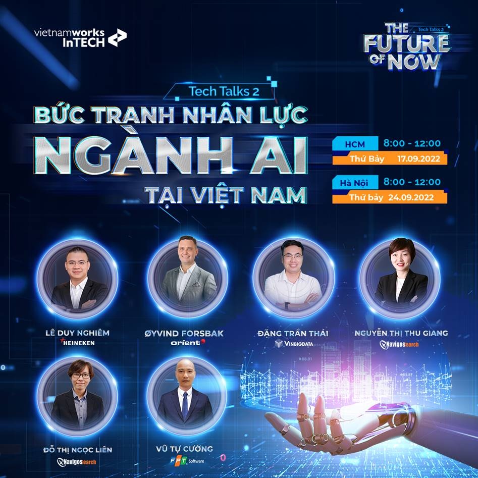 vietnamworks intech to chuc su kien ve cong nghe ai the future of now