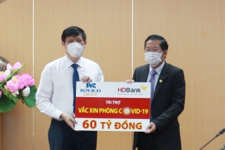 Sovico Group và HDBank ủng hộ 60 tỷ đồng cho chương trình Vaccine phòng Covid-19