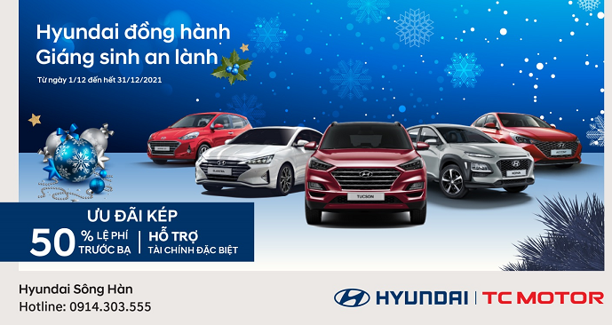 Hyundai Sông Hàn: Vui giáng sinh lung linh quà tặng