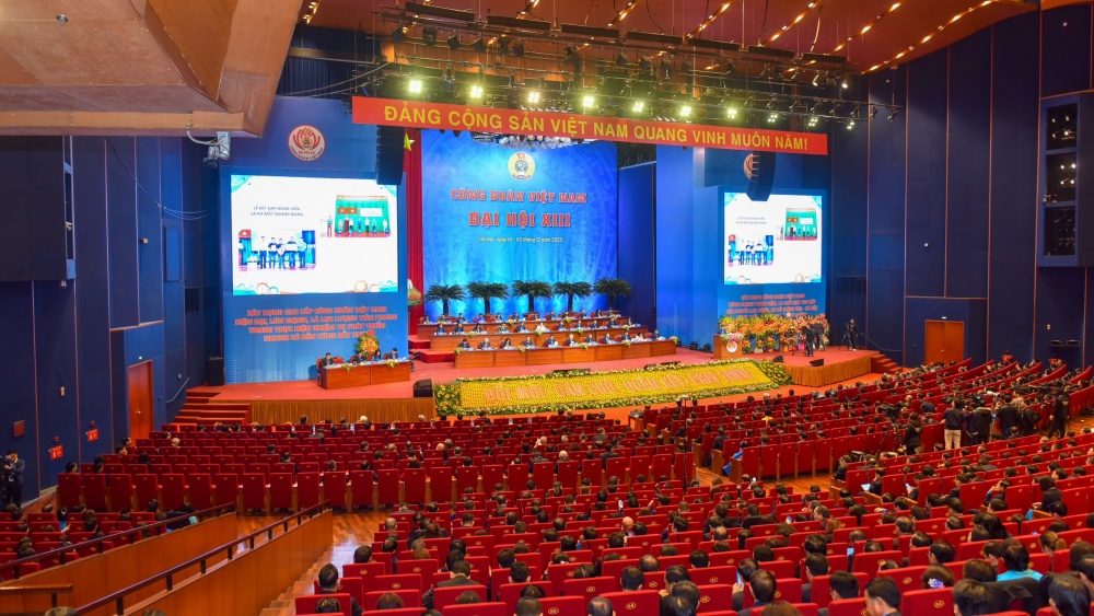 Đại hội XIII Công đoàn Việt Nam: Đổi mới - Dân chủ - Đoàn kết - Phát triển